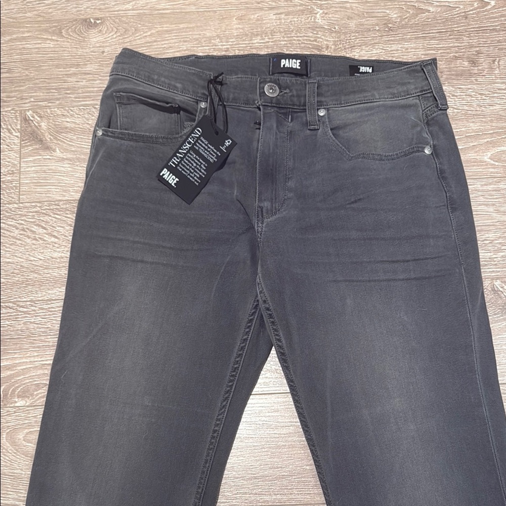 Paige Men's Black/Grey Jeans